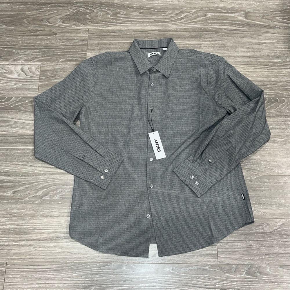 DKNY stretch button down. NWT